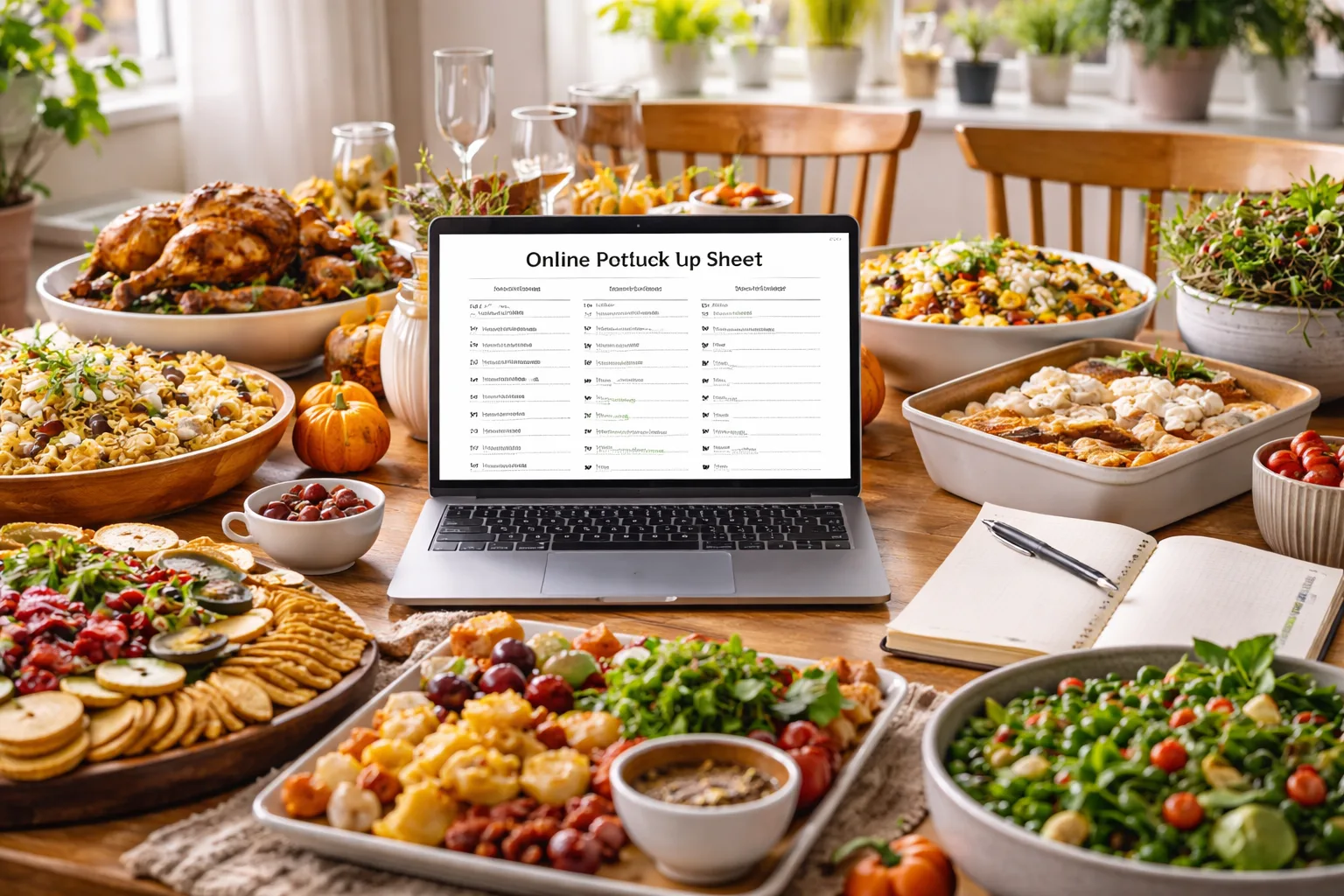 Potluck Sign-Up Sheet Online: How to Make One