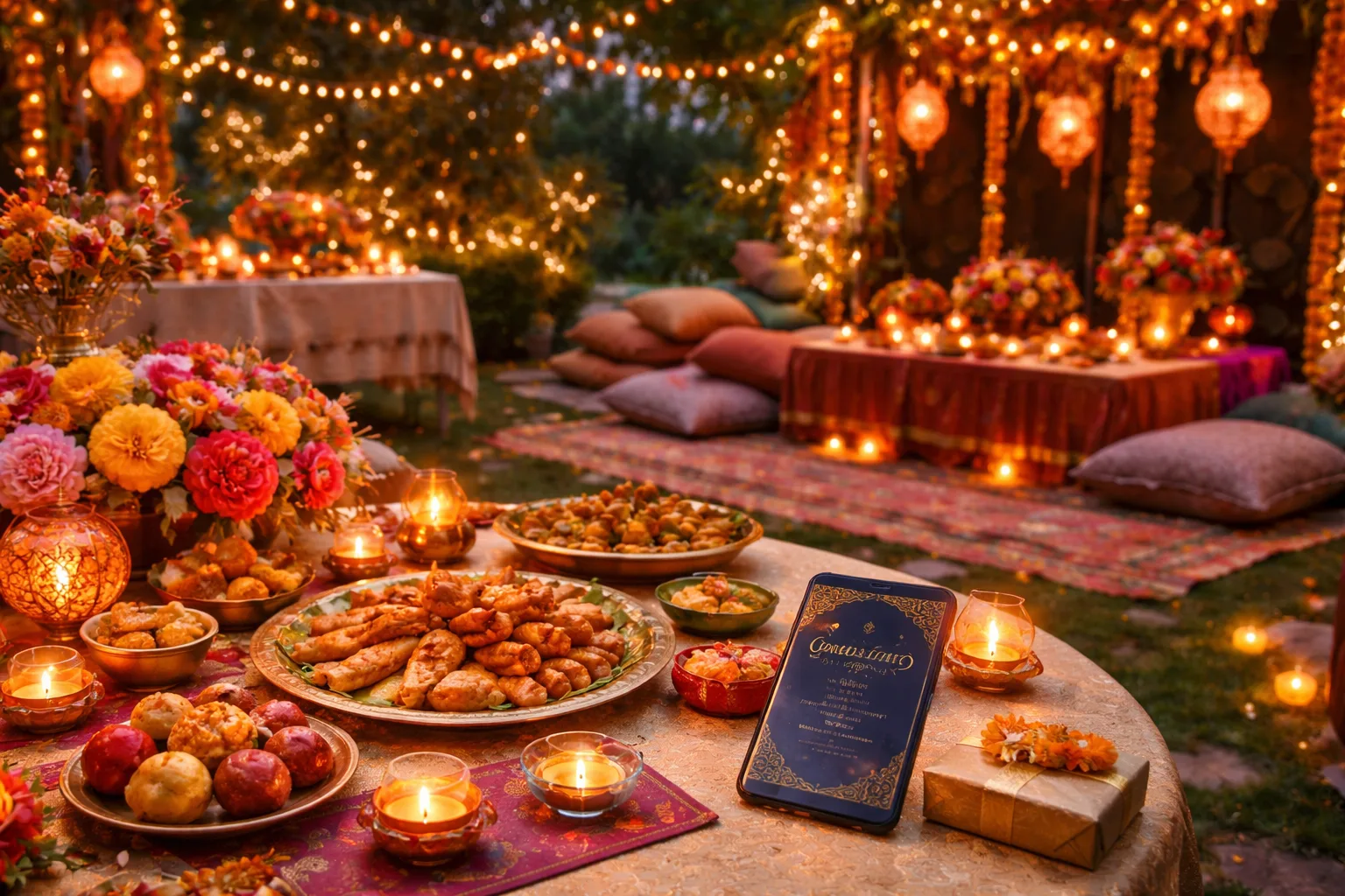 How to Plan a Diwali Celebration Party for Family and Friends — With Beautiful Online Invitations