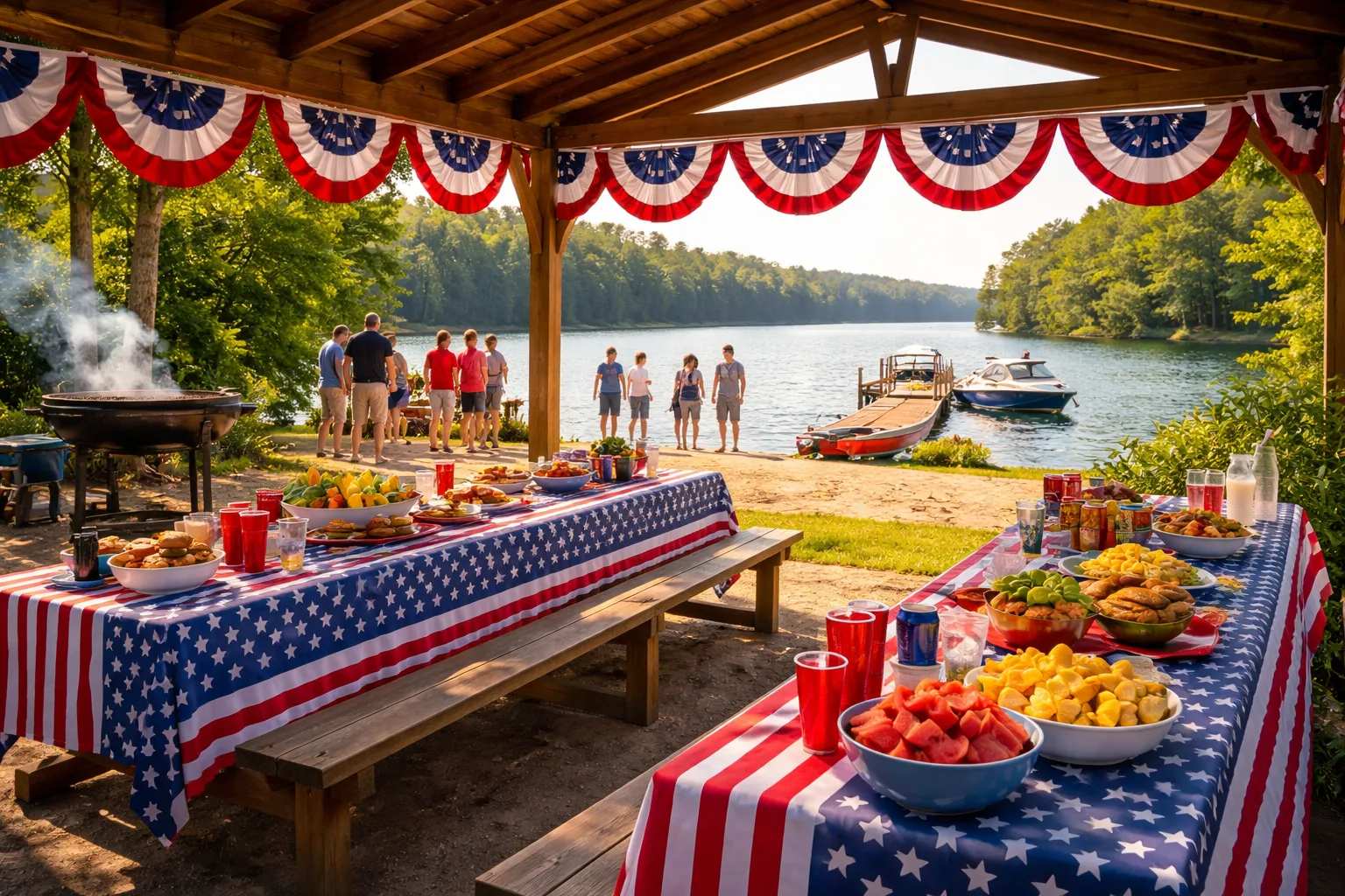 How to Host a 4th of July Lakeside Party and Know Exactly Who Is Coming