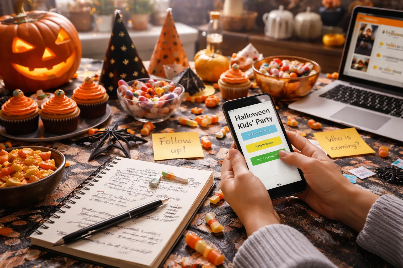 How to Collect RSVPs for a Halloween Kids' Party Online (Without Losing Track of Anyone)