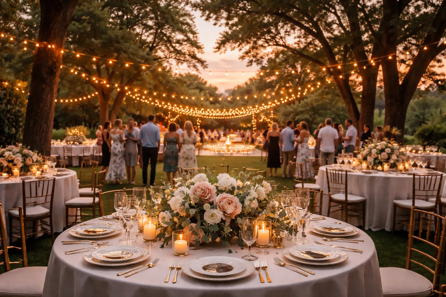How to Plan a Summer Outdoor Wedding Reception That Guests Will Never Forget