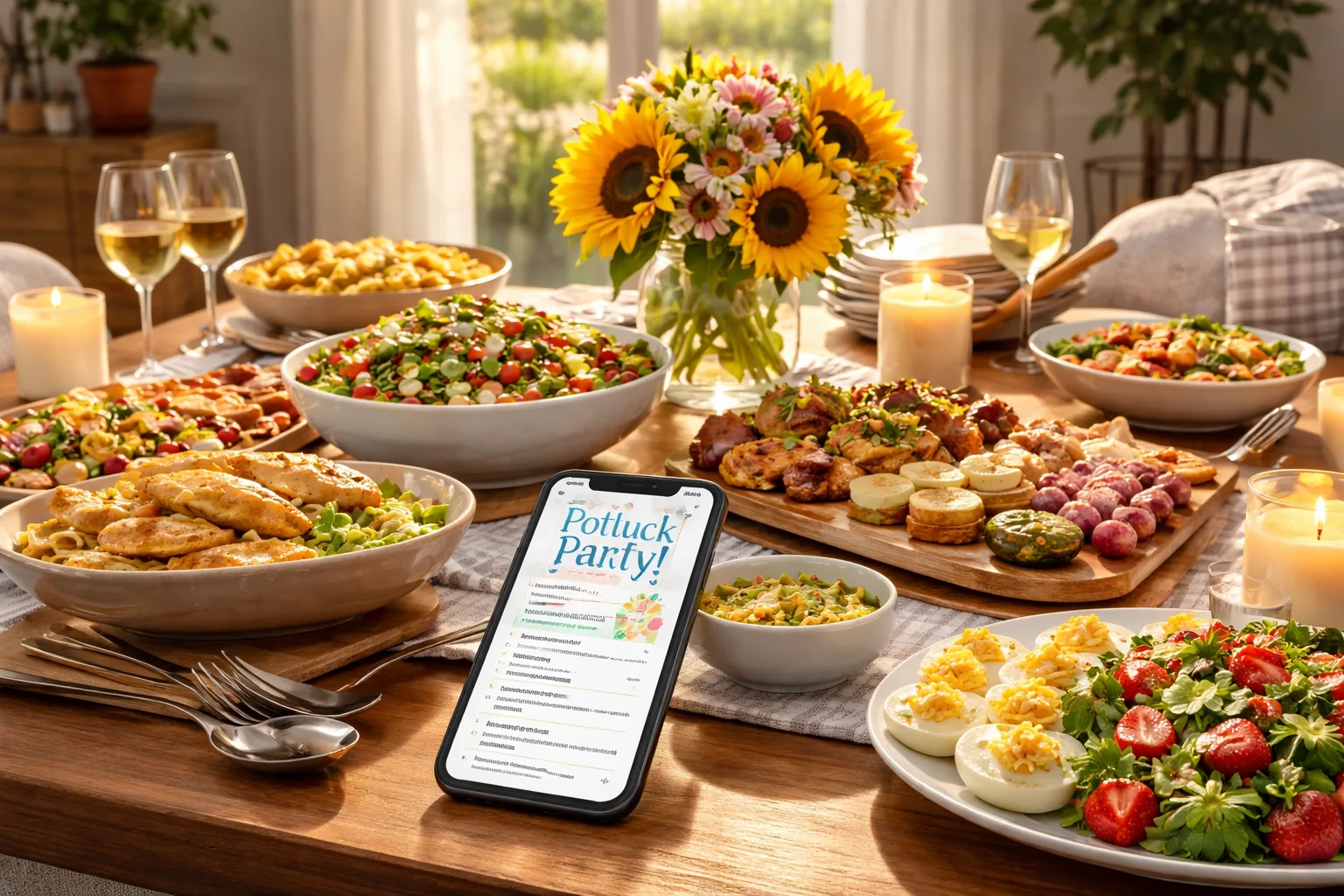 How to Use Digital Invitations to Plan a Stress-Free Potluck Dinner Party Everyone Will Love