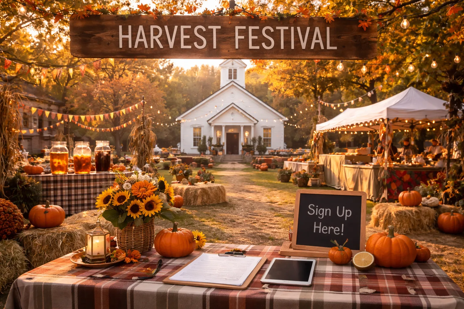 How to Plan a Fall Church Harvest Festival and Manage Guest Sign-Ups Effortlessly