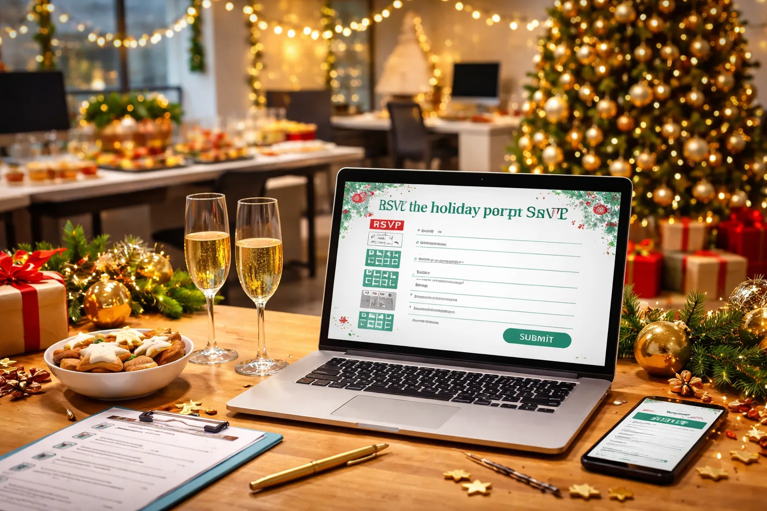 Office Holiday Party RSVPs: How to Collect Them